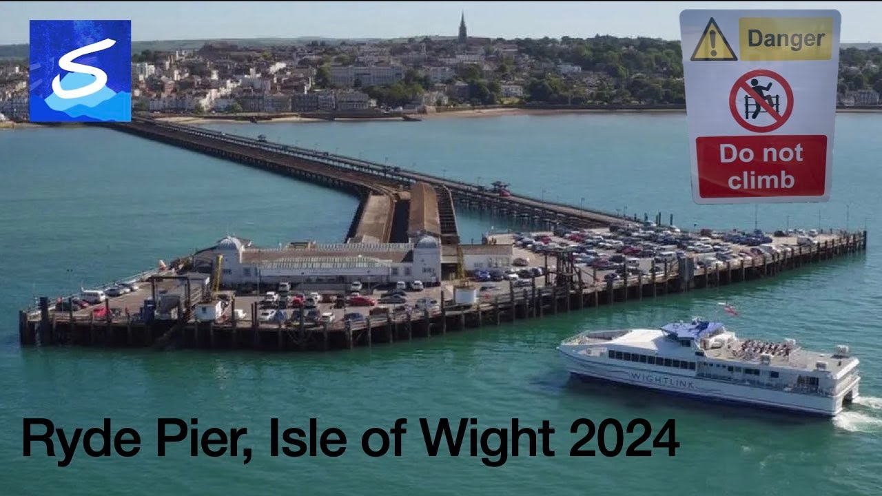 WORLDS OLDEST PIER! Ryde Pier, Isle of Wight, England - June 2024 HOVERCRAFT AND TRAIN