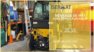 Isermatmanut Montage Dun Mât Sur Chariot 30 Vx