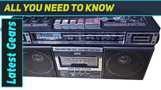 QFX Rechargeable Cassette Boombox: The Ultimate Retro Bluetooth Radio?
