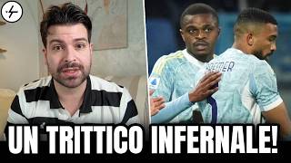 Le DIFFICOLTÀ OGGETTIVE che la Juventus troverà contro Como, Galatasaray e Roma