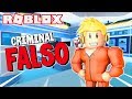 SOY POLICÍA Y ME HAGO PASAR POR CRIMINAL EN JAILBREAK!!! 😂 *criminal falso*