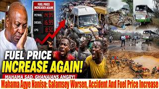 Live: Mahama Agye Naniso: NDC MCEs Involve In Galamsey At, As Accident & Fuel Price Increase To