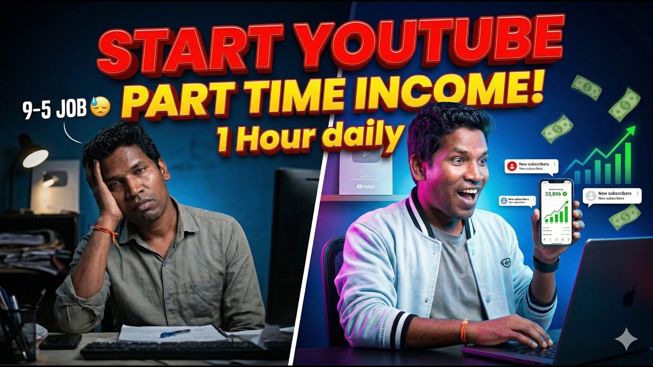 Start YouTube as side Hustle | 1 Hour Daily For YouTube making Side ...