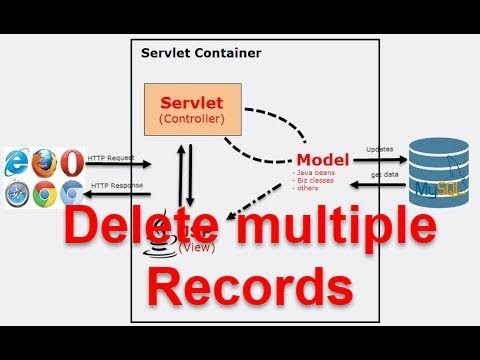 JSP/Servlet Profesional - Part 10 Delete multiple records from database table