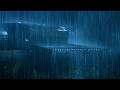 Tropical Thunderstorm & Rain Sounds for Sleeping | Heavy Rainstorm & Intense Thunder on Stormy Night