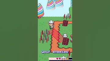 I added three crazy abilities to my indie candy themed game. Which one is your favourite? #indiedev