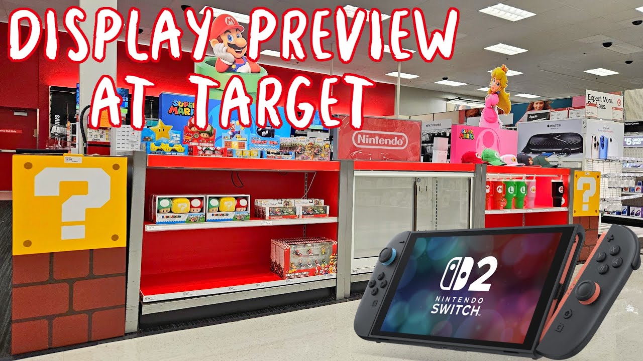 Nintendo Switch 2 Display Preview At Target! The Night Before The Switch 2 Launch!