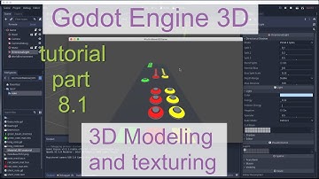 Godot Engine 3D Rhythm Based Game Tutorial / Part 8.1 - 3D modeling, texturing and import to Godot