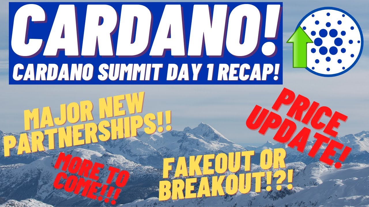 Cardano ADA Day 1 Recap: Major New Partnerships! Price Update + Good News To Come!! Honest opinion!