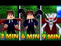 Minecraft SÓ que a cada 3 minutos ganhamos uma NOVA KAGUNE !