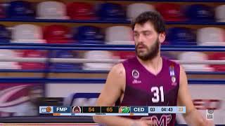 Ulubay scores from downtown (FMP - Cedevita Olimpija, 1.2.2020)