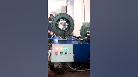 AUTOMATIC HYDRAULIC HOSE CRIMPING MACHINE - 9643574595, 9818220187