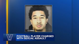 Villanova University football player charged with raping another student