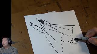 DRAWING with LINE WEIGHTS primer + VETERAN's DAY Tribute--Draw Along with Jim Lee