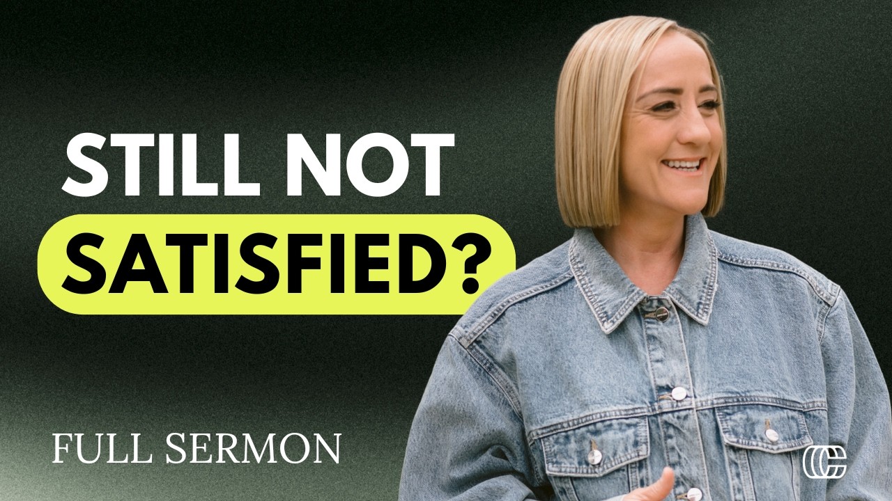 Секрет удовлетворенности в мире, одержимом стремлением к большему | Проповедь Кристин Кейн | Полн...