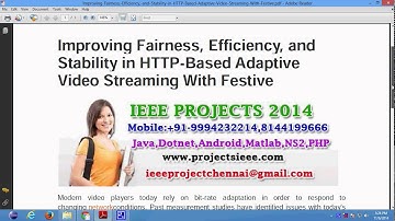 Improving Fairness, Efficiency, and Stability in HTTP Based Adaptive Video Streaming With Festive
