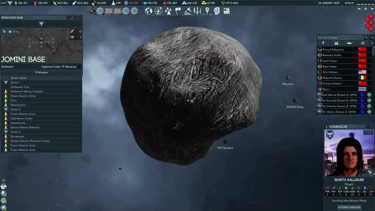 Terra Invicta: US into Mars Dyson Sphere, Part 17: Mars Campus Prime!