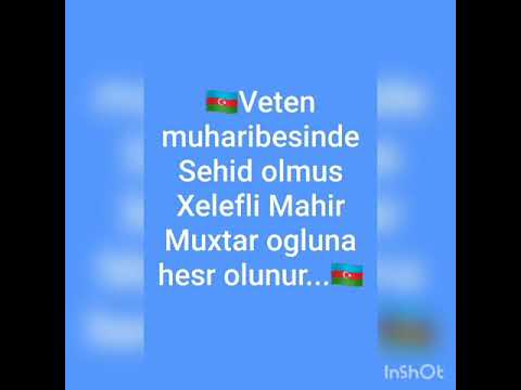 Veten muharibesinde helak olmus ilk Sumqayit sehid-Xelefli Mahir Muxtar oglu...Allah rehmet etsin