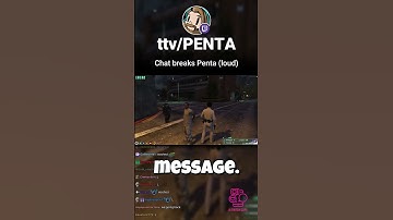 PENTA |  Chat breaks Penta (loud), NoPixel #short