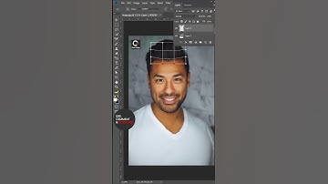 Fix Big and Wide Forehead in Photoshop #shorts #photoshop #creative #viral #youtubeshorts