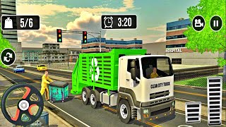 Real Garbage Truck: Trash Cleaner Driving - City Cleaner - Android Gameplay FHD screenshot 2