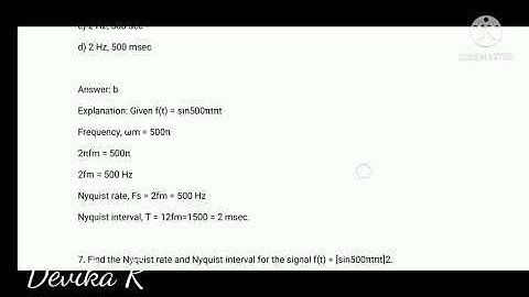 DIGITAL SIGNAL PROCESSING MCQS.TNEB/TRB/TANCET/GATE Exam preparation. Sampling theoram MCQs.