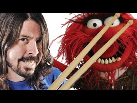 DRUM OFF - Foo Fighters' Dave Grohl vs The Muppets' Animal