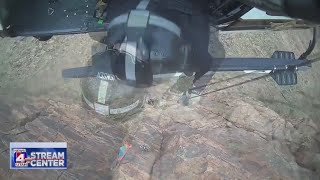 WATCH: New footage shows search and rescue operation after BASE jumper accident
