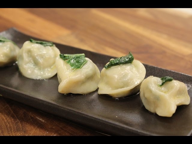 Spinach And Corn Tortellini In Basil Butter Sauce