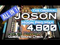 Joson moon pro max 4800 the best lakas 4 channel amplifier  one amplifier pero maka triamp setup