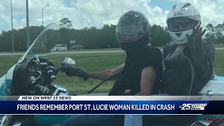 Friends remember Port St. Lucie woman killed in crash