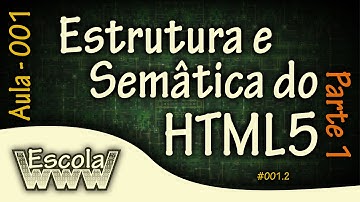 Aula 001 - Estrutura e Semântica do HTML5 - #001.2