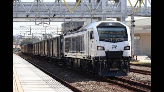 台鐵7802次貨物列車，回送電車線工作車CC01-2，岡山開車，2026/09/30