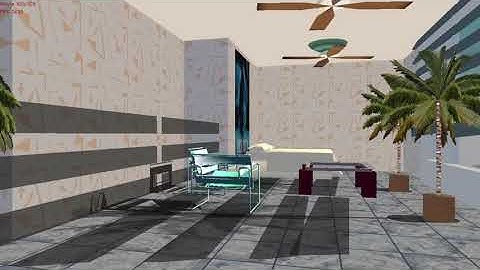 OpenGL "handbuilt" Scene Demo c++