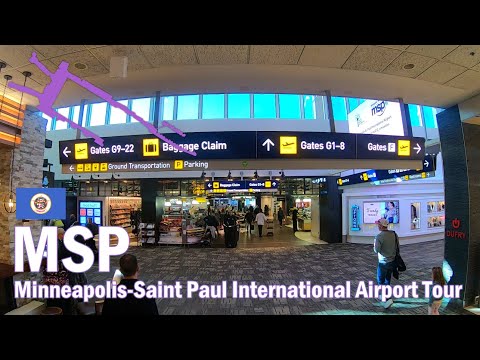 Video: Vilka portar använder Delta på Minneapolis flygplats?