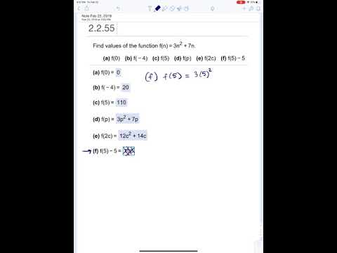 Evaluate a function f(5) - 5