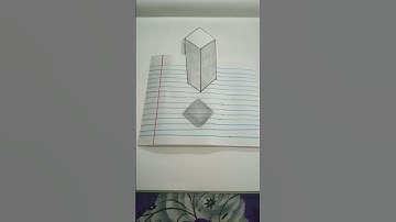 Unbelievable 3D Floating Cube 😱 | Easy Drawing #shorts