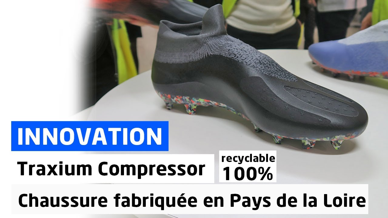 Traxium Compressor, une chaussure de foot d'un nouveau genre