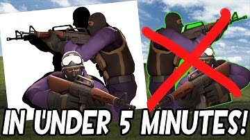 [SFM Tutorial] Black and White Void method UNDER 5 MINUTES (Better than greenscreen!)