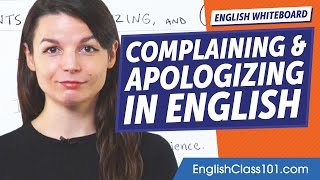 Making Complaints, Apologizing, and Giving Solutions