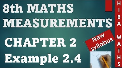 8th maths chapter 2 example 2.4 tn samacheer hiba maths