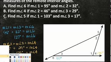 311 Triangle Sum Theorem 2 203A and 204A