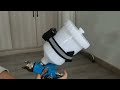 Air spray gun accessories light demonstration video