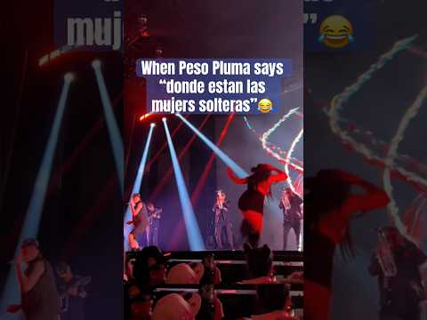 Peso Pluma fan runs on stage but security runs faster #pesopluma #viral #2023 #fypシ #trending #live