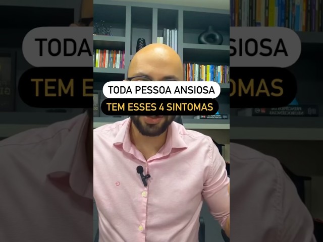 🚨 Toda pessoa ansiosa tem esses 4 sintomas! #ansiedade #ansiosa #insonia #terapia