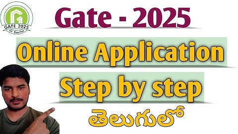 Gate -2025 Online Application form filling || Gate 2025 online application #gate2025