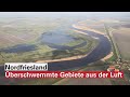 Treene eider soholmer au das berschwemmte nordfriesland aus der luft