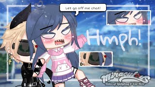 😮Marinette and Chat noir Stucked Together🙀//Gacha Club//MLB||•