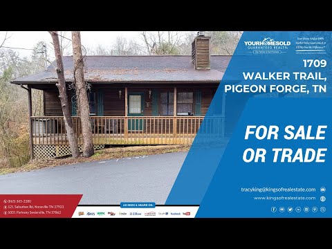 1709 Walker Trail, Pigeon Forge, TN home video tour