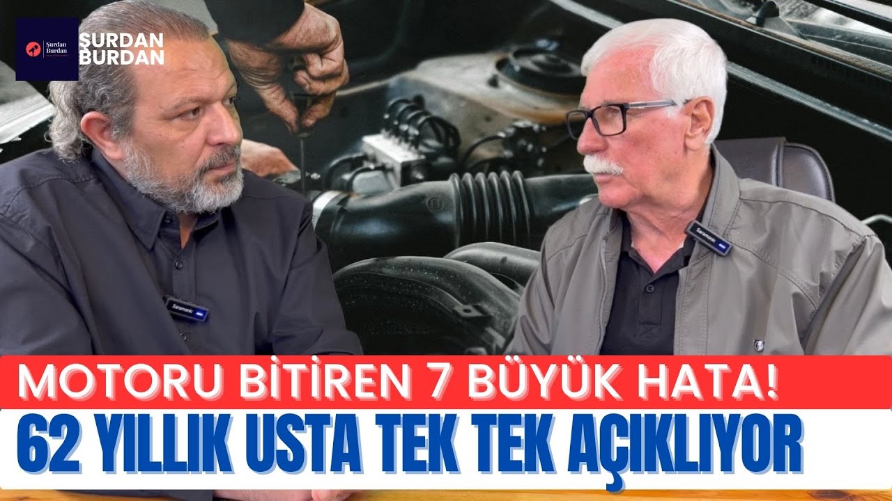 62 Yıllık Usta Anlatıyor: Motor Ömrünü Bitiren 7 Büyük Kullanıcı Hatası (Servis Sırları - 1. Bölüm)